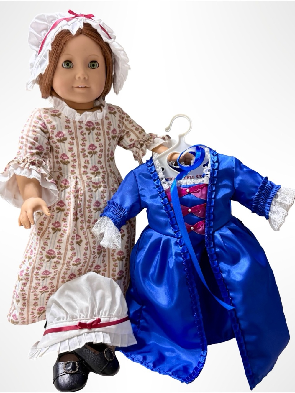 American Girl Doll Felicity Vintage Pleasant Company Lot Clothes Shoes